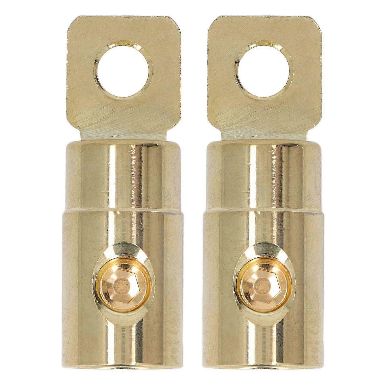 High accuracy brass O ring terminals for 0GA to 2GA hr
