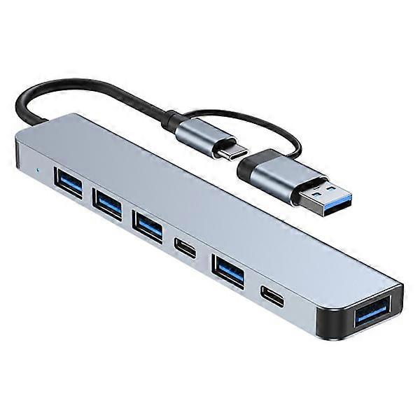 Type C/ USB to USB 3.0 Multiport Adapter Aluminum Type C Extender Converter.