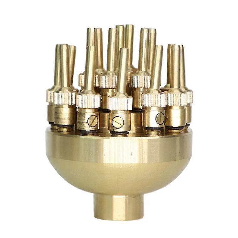 Copper Adjustable 3-Layer Flower Nozzle DN40 1.5 inch