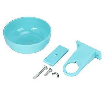 Hanging Cage Fixed Pet Feeder Removable Easy Cleaning Pet Food Water Feeding BowlSky Blue