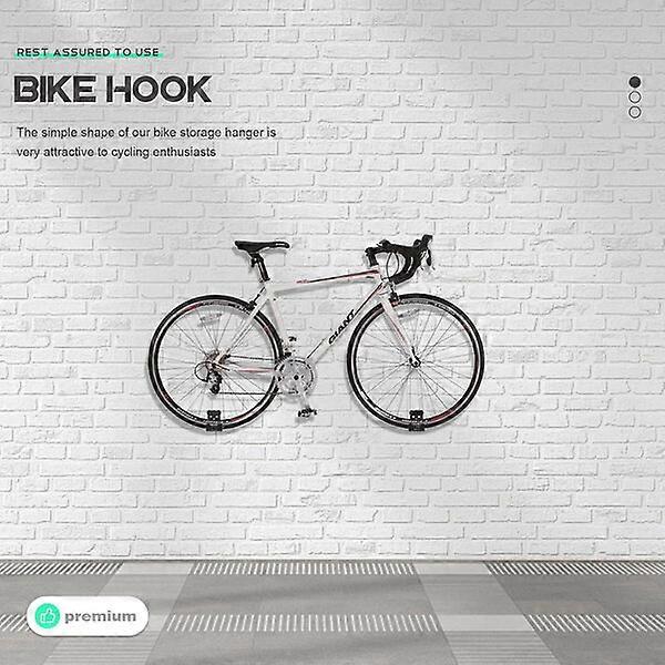 Bicycle pedal hanger, wall-mountable, practical and convenient