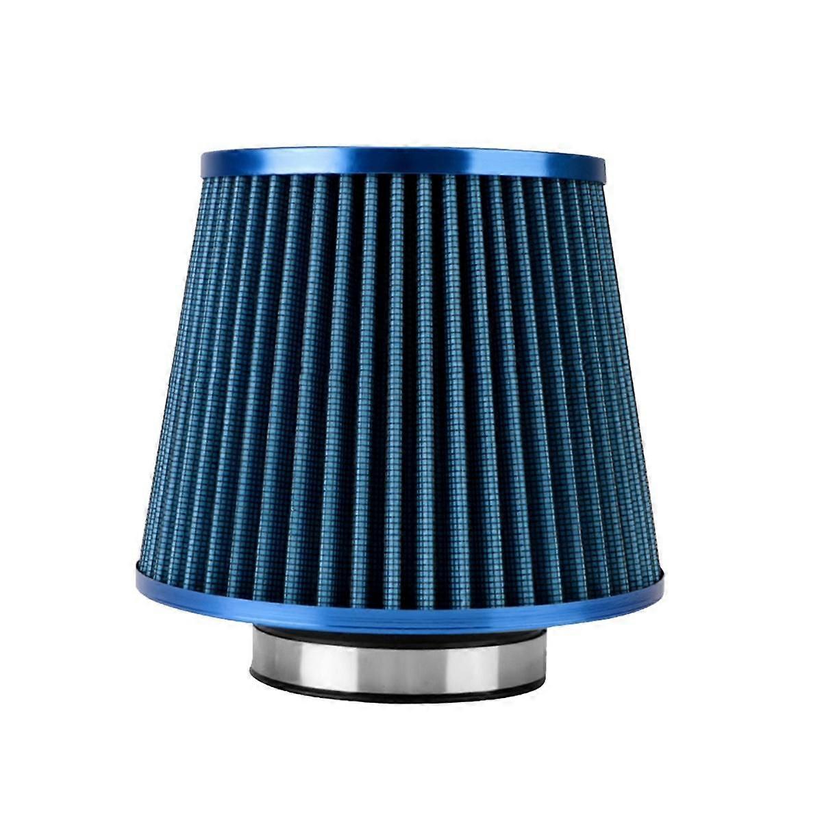 76mm Air Filter Mushroom Head Filter Exhaust Filter Intake Filter Universal Car Supplies Blue