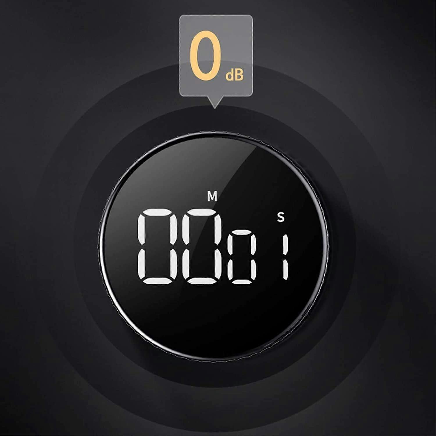 Kitchen Timer, Countdown Kitchen Timer for Cooking Baking Class Training, Digital Magnetic Timer LCD Display, Rotation Control, Time Management Tool,