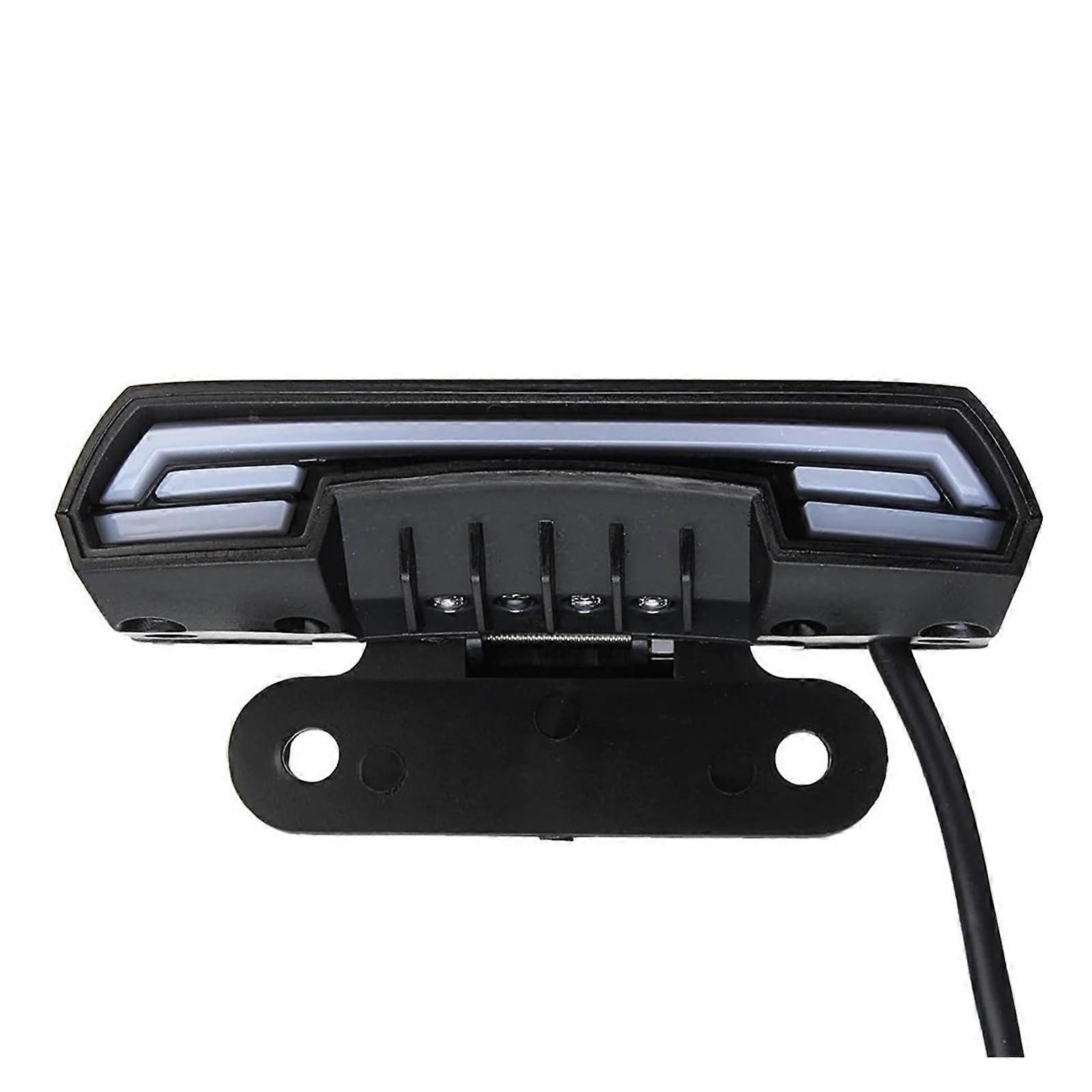 Integrated Tail Light With Dynamic Turn Signal Universal Motorcycle Waterproof Brake Light License Plate Light