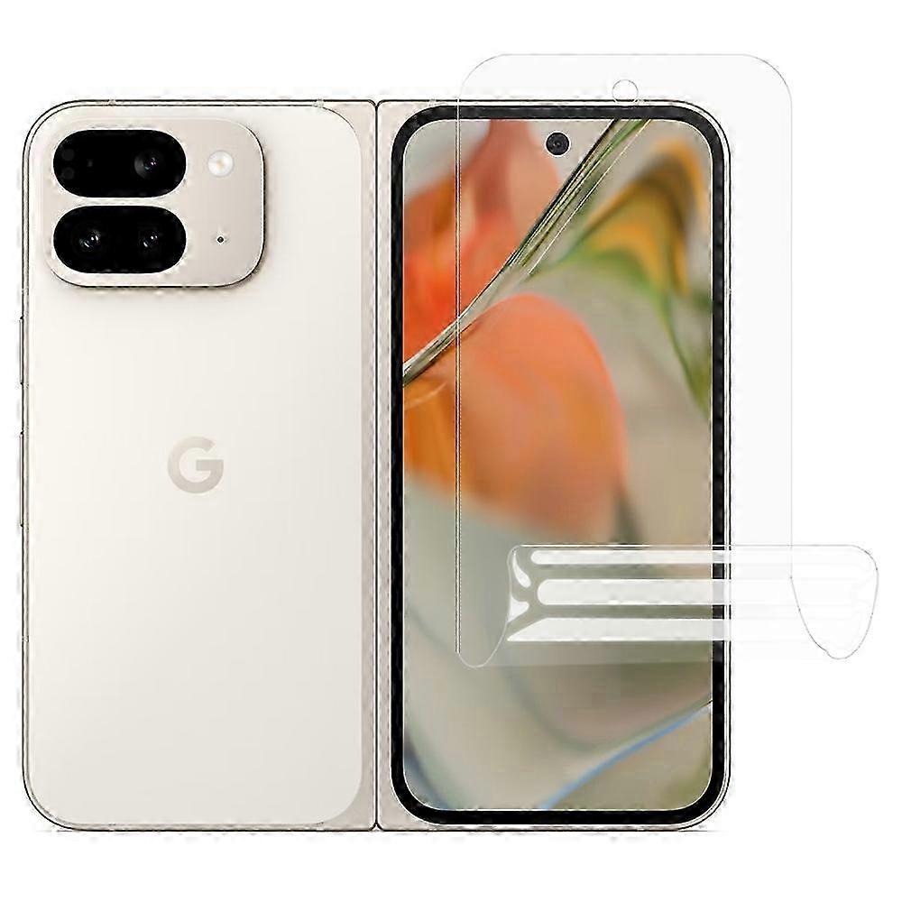 For Google Pixel 9 Pro Fold 5G TPU Screen Protector Anti-Scratch Outer Front Screen Film
