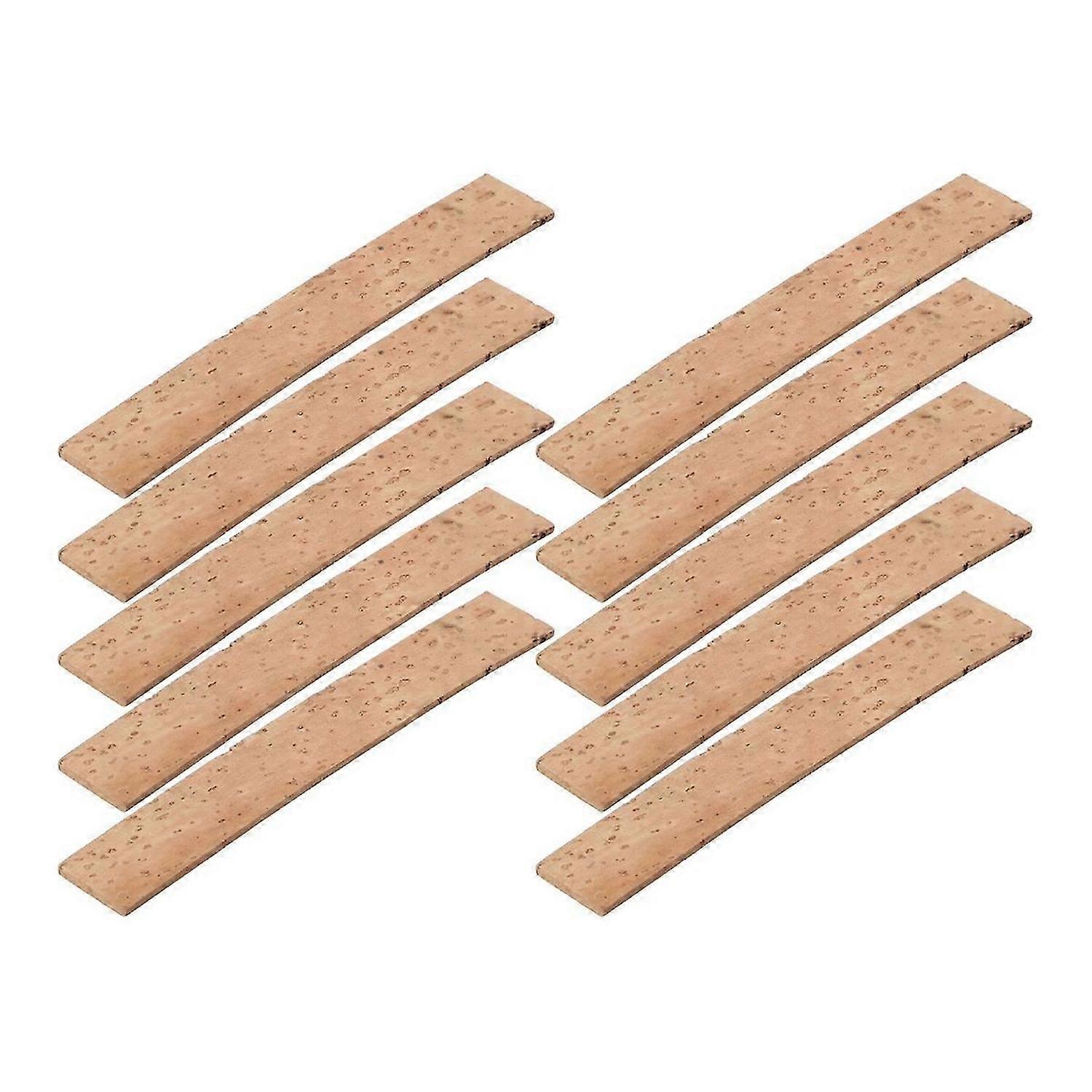 10 Pcs Clarinet Joint Cork Sheet Replacement Kit,9.1X1.3X0.2Cm