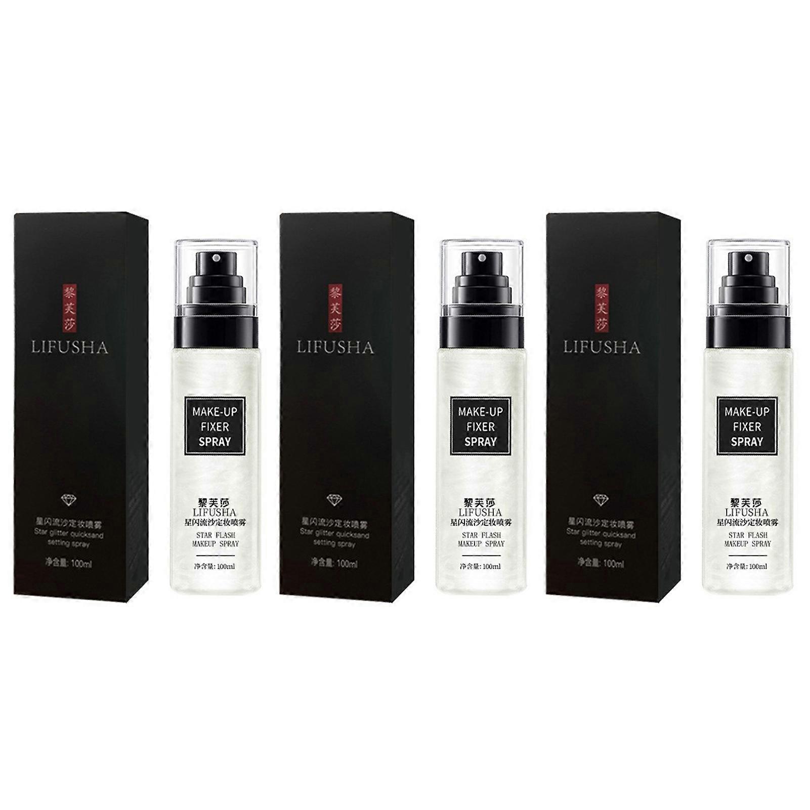 Shimmering Makeup Setting Spray Long Lasting, Natural Hard To Take Off Makeup Spray, Suitable for All Women's Skin