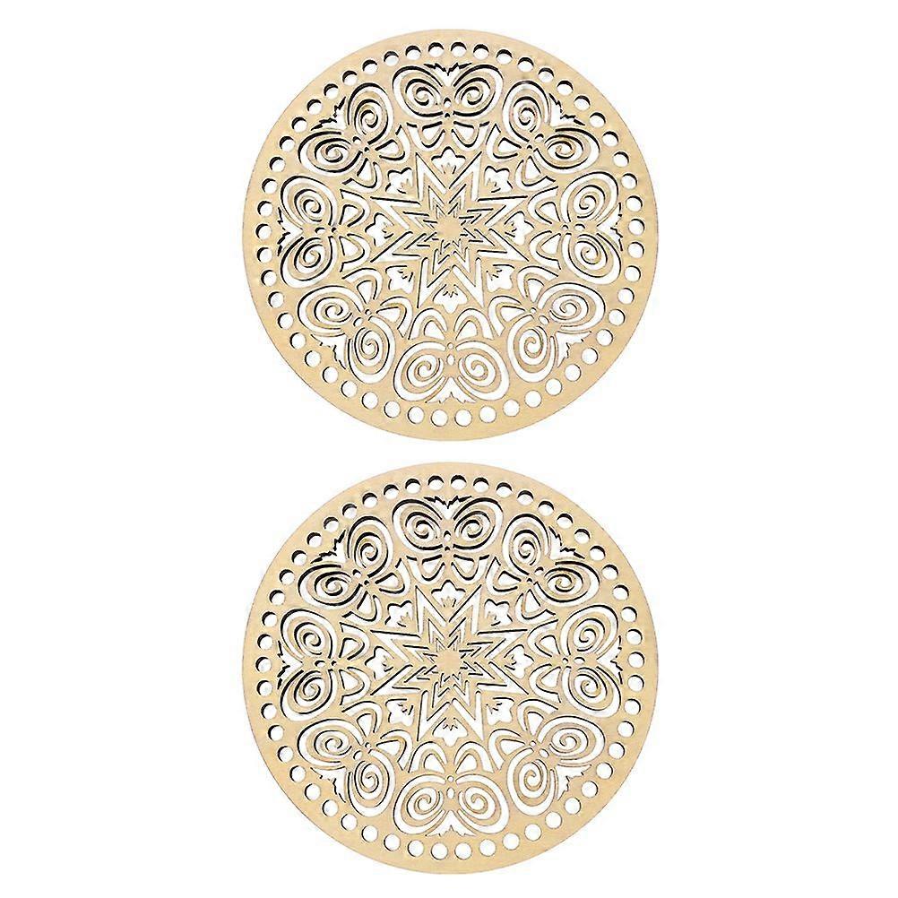 2 قطع حقيبة الكروشيه اليدوية القواعد حقيبة يد قاعدة الملحقات الإبداعية DIY الحرف