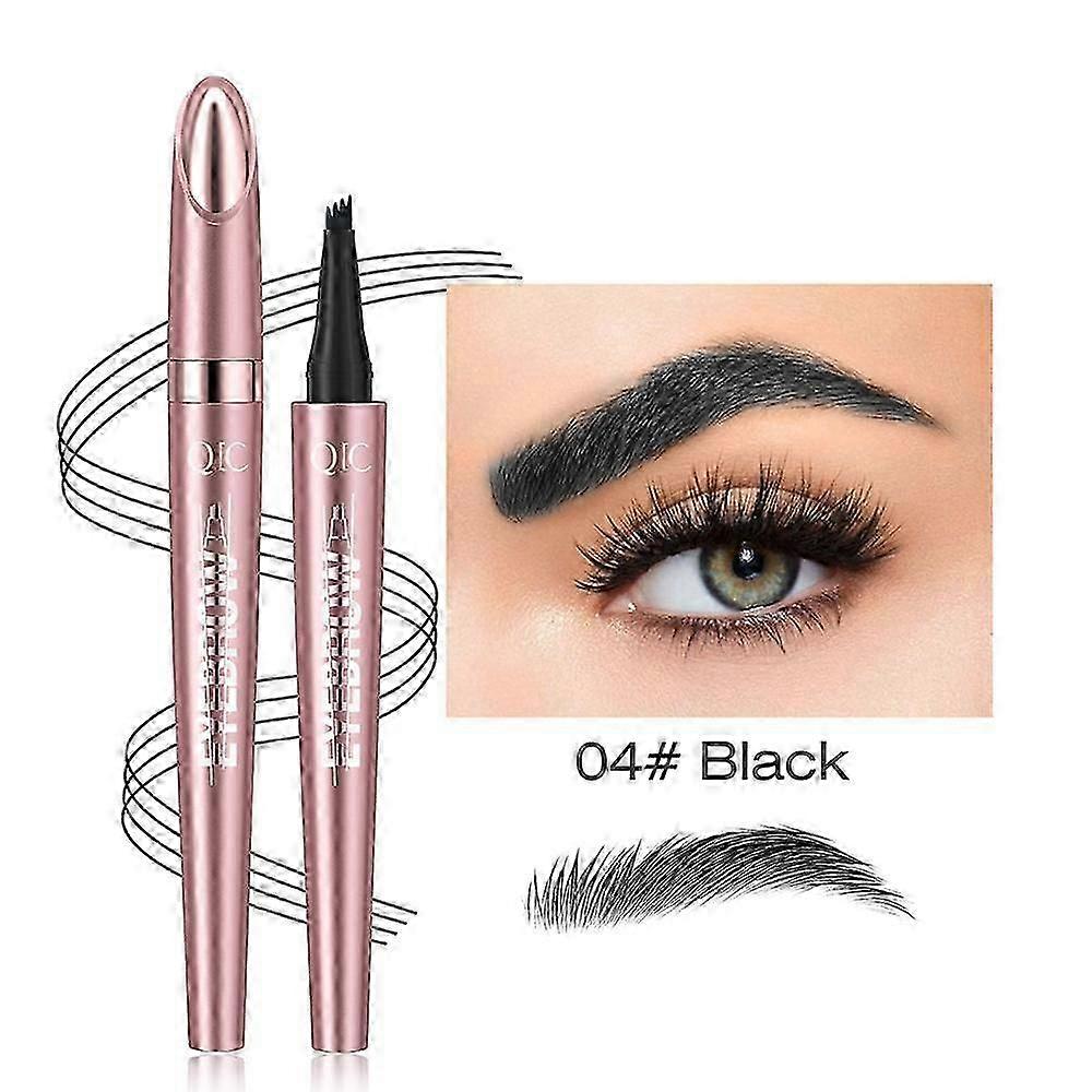 Upgrade Eyebrow Pen 3D Waterproof Microblading Eyebrow Pencil 4 Tip Eye Brow Pen