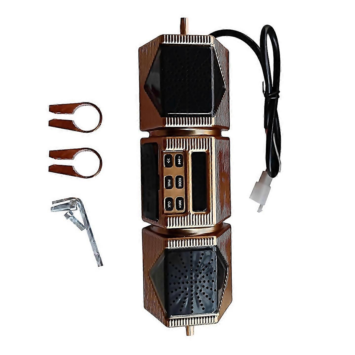 For Motorcycle Universal Stereo Speaker Bluetooth Amplifier Bluetooth Compatible V21 And Technology