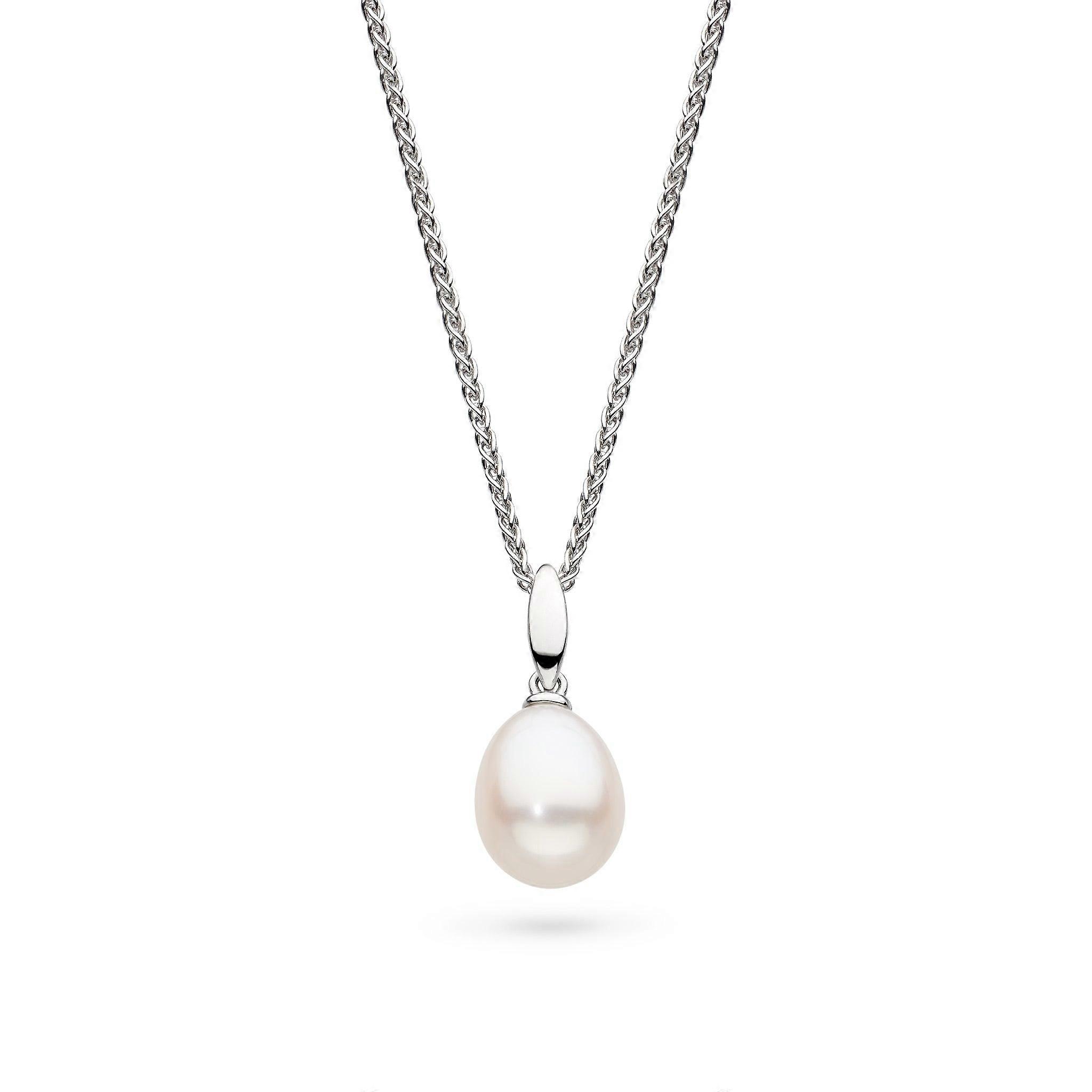 Kit Heath Revival Classic Pearl Rhodium Plated 20" Necklace 90427FP