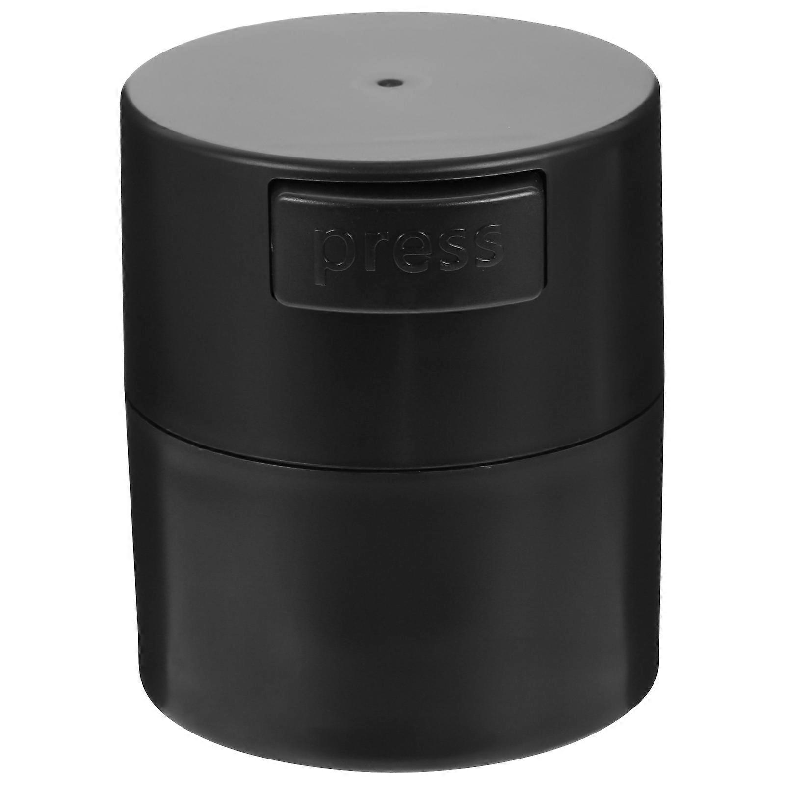 Sealed Eyelash Storage Jar for Glue Extension Use 3Pcs Black Set