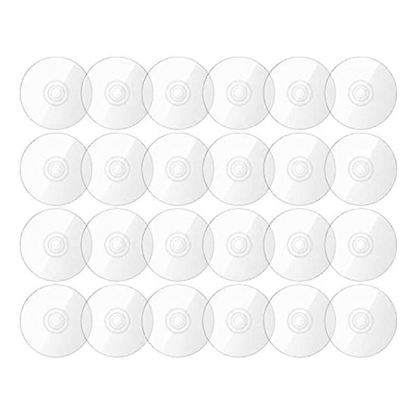 Clear CDs for Painting Blank CDs for DIY Wall Cd CDs Crafts (30 Pcs)