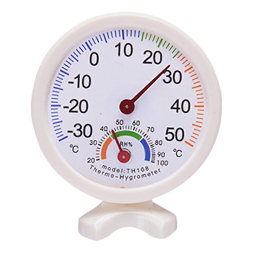 Thermometers Hygrothermograph Humidity Measurement Garage Modern Type 14x14x2.8cm 1Pack