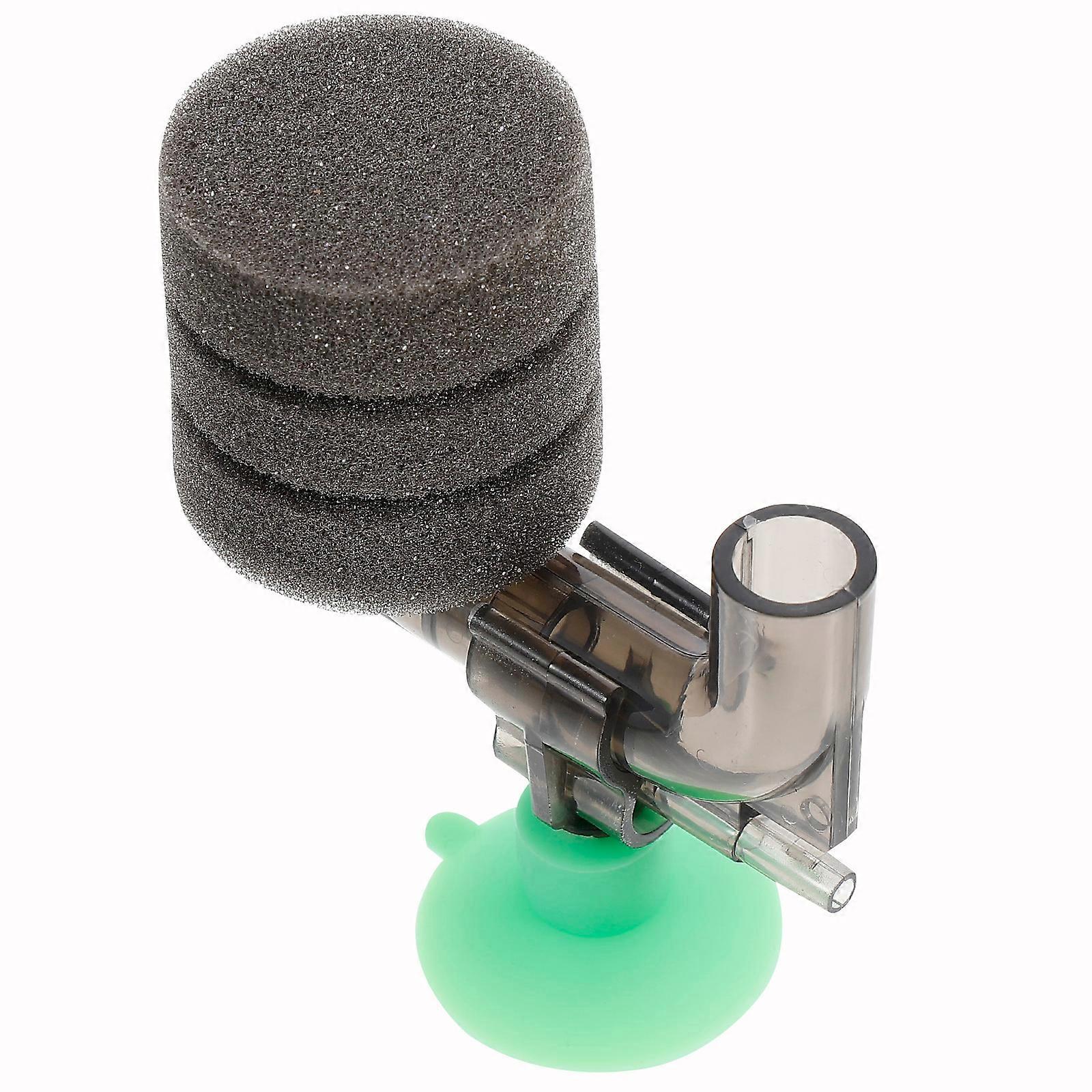 Single Sponge Filter Mini Aquarium Oxygen Water Filter for 3Pcs Setup