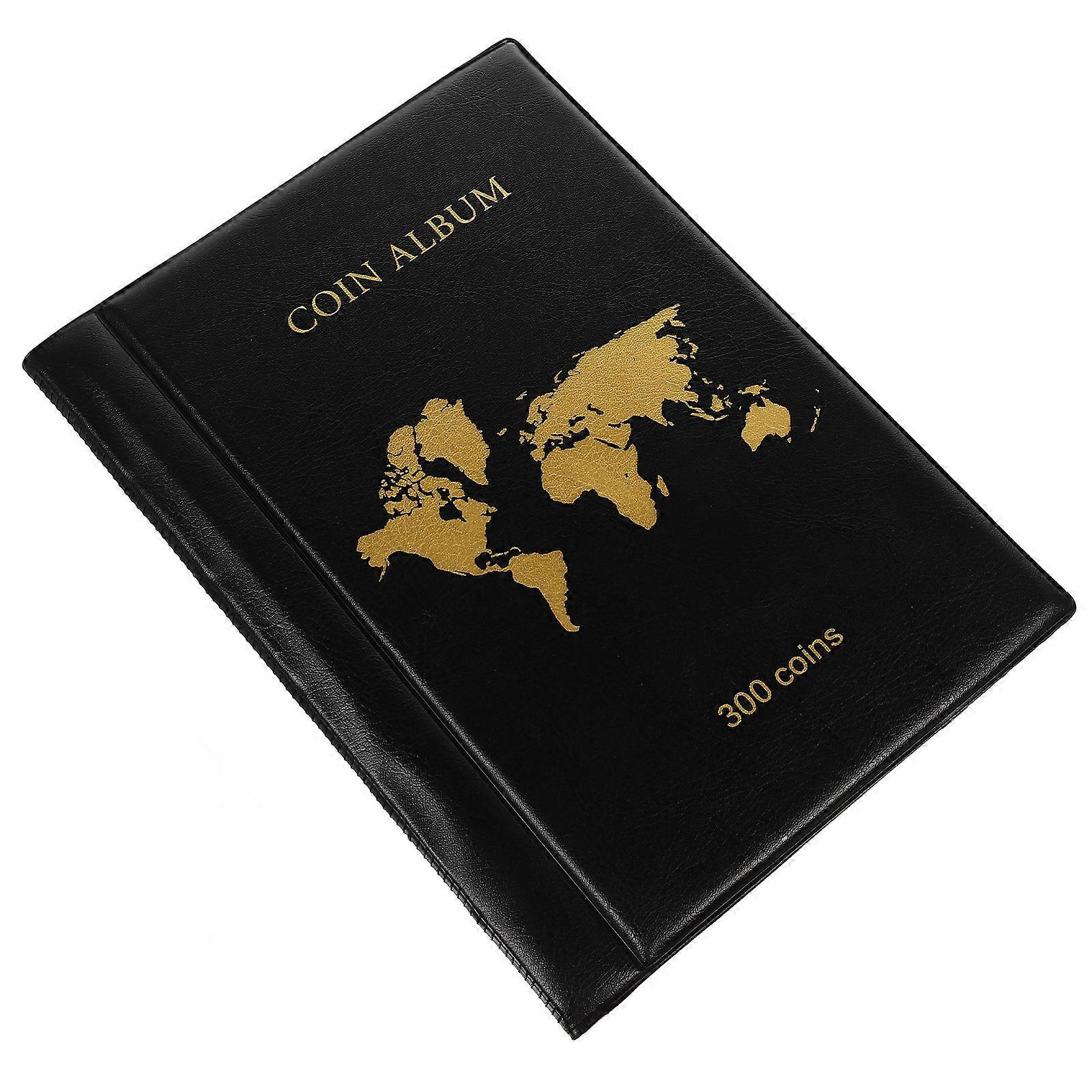 Coin Storage Case For Collectors 4Pcs Elegant Design With 300 Slots Suitable For Coin And Paper Money Display In Collection Exhibitions