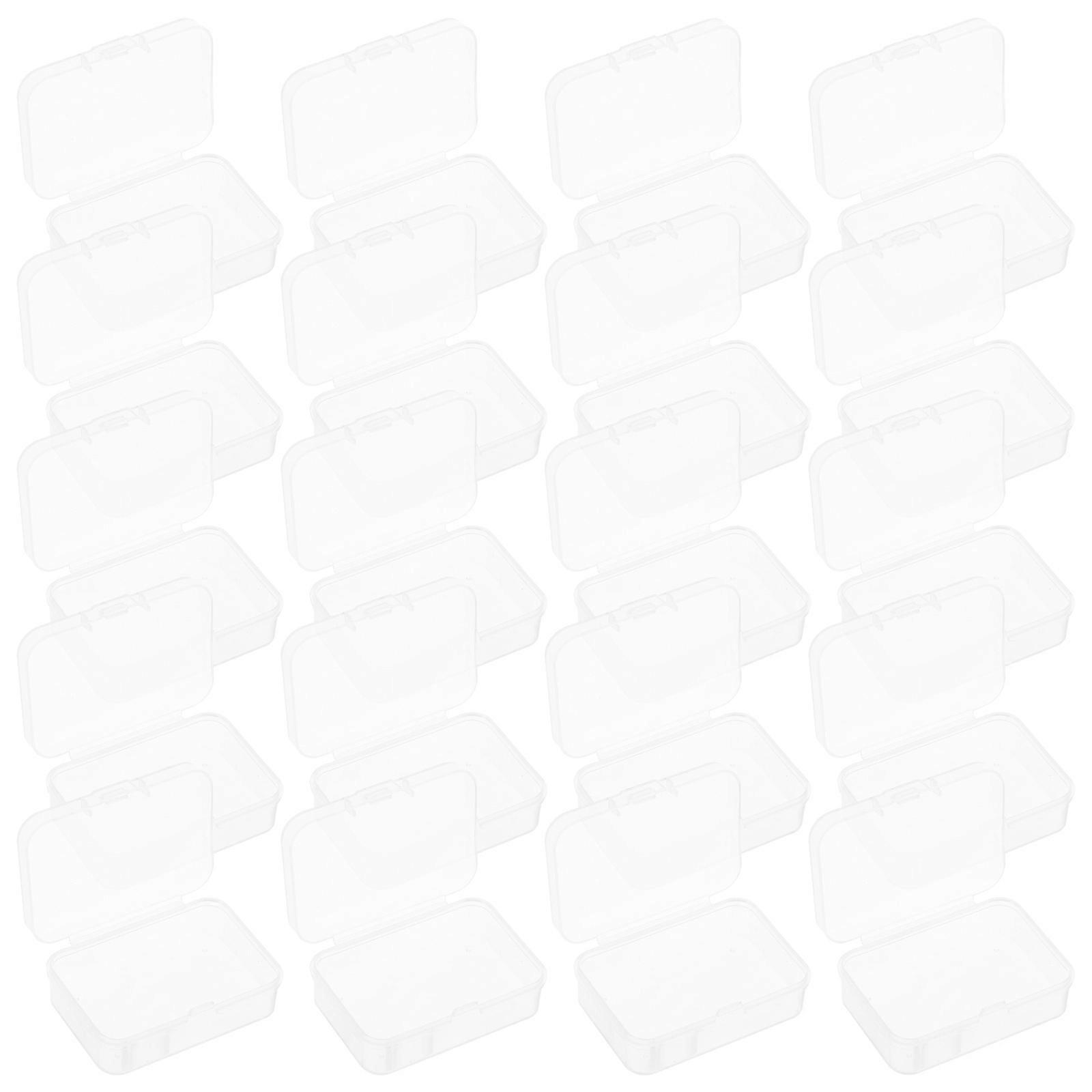 Plastic Storage Box for Business Cards Storage 60Pcs Transparent Organizer