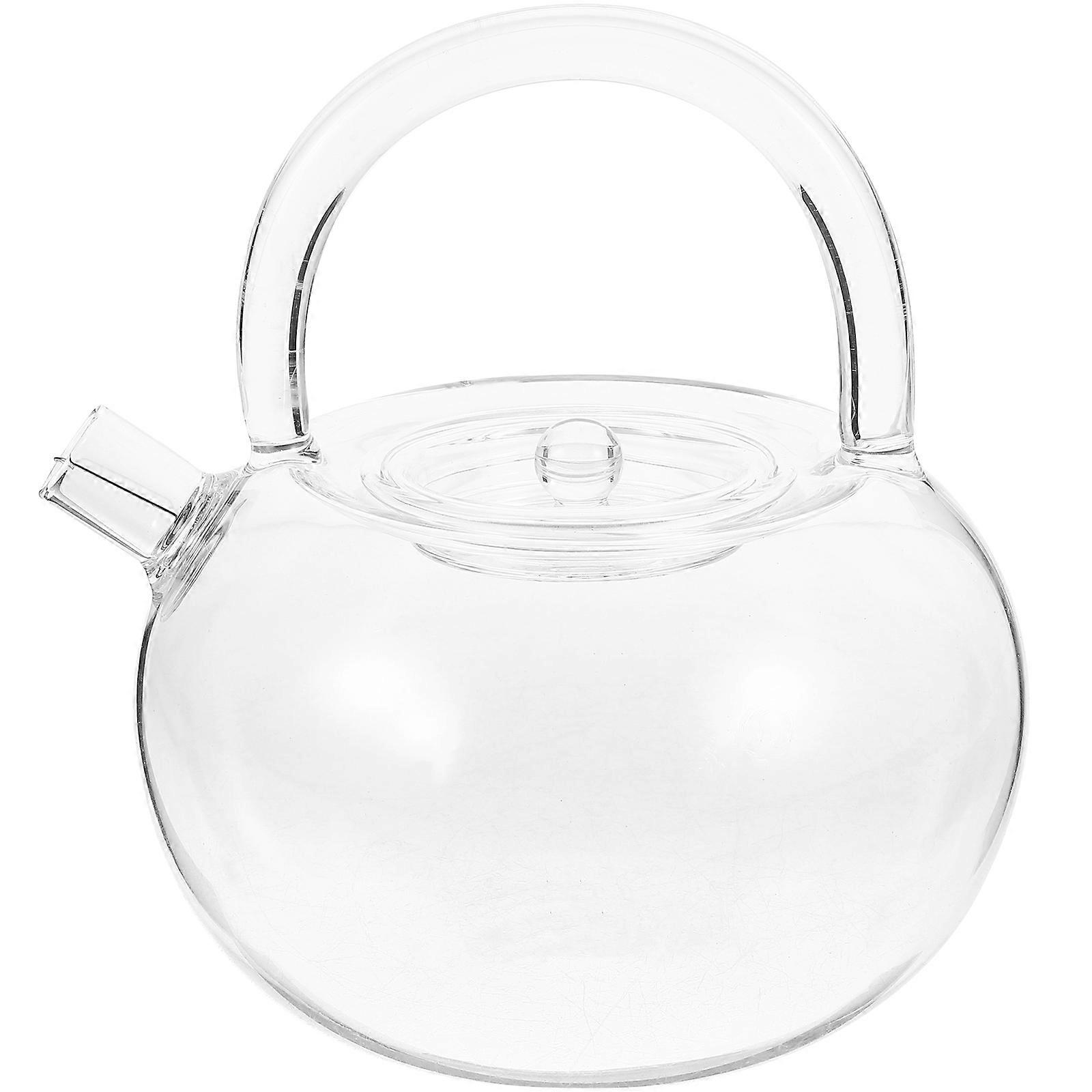 780Ml Glass Stovetop Kettle 4Pcs For Home Office Use With Pleasing Shape Heating Water
