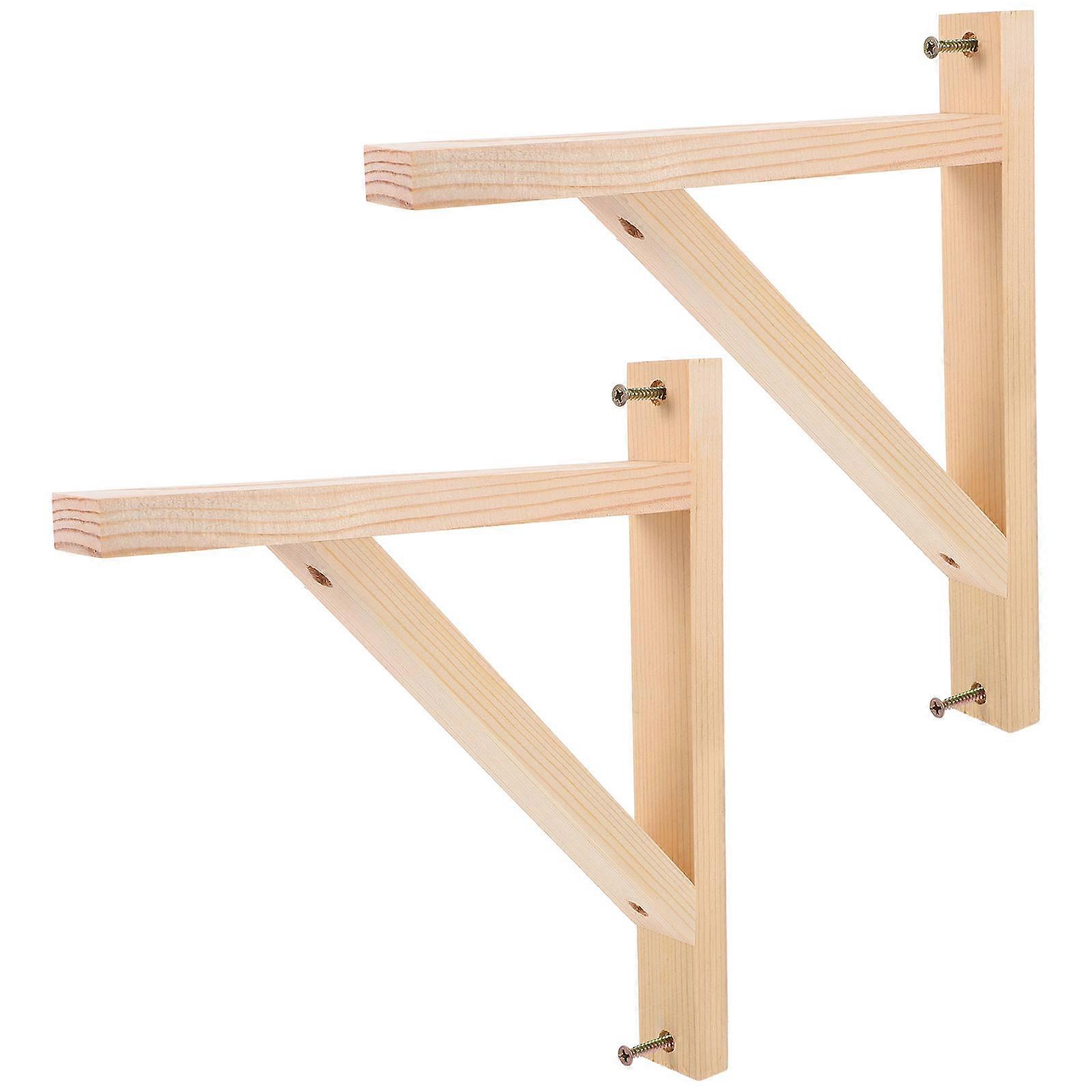 Beige Shelf Brackets Shelf Mounting Bracket for Holding Use 6Pcs