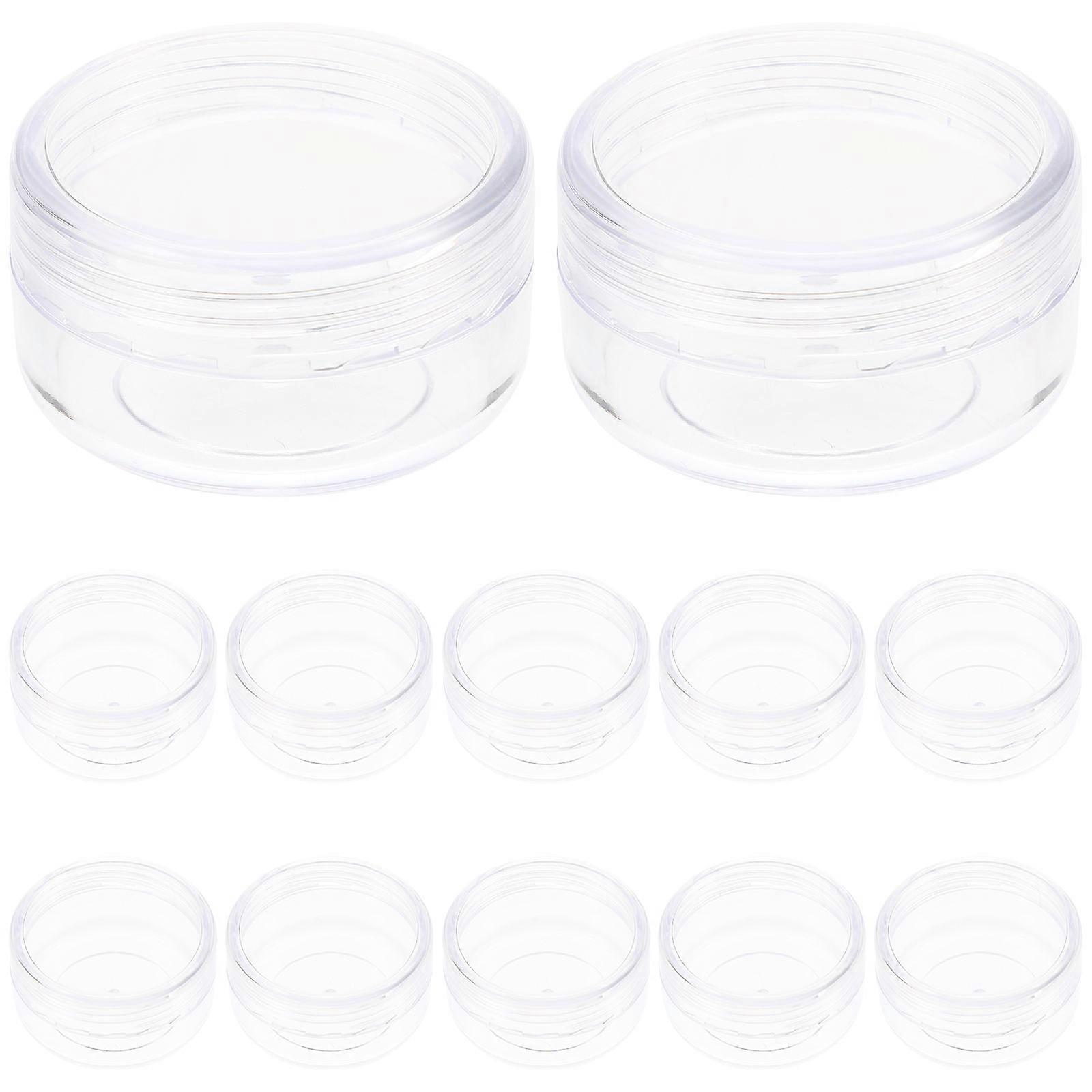 Outdoor Transparent Spice Box Portable Mini Container for Storage 60Pcs