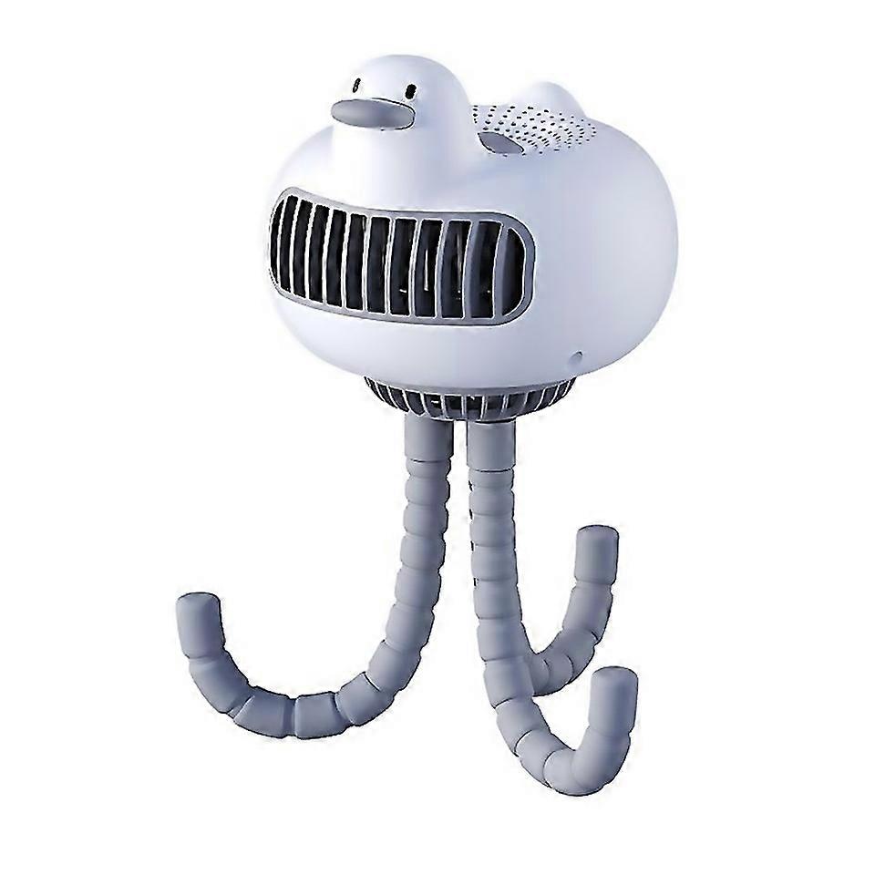 For Wte20 Stroller Fan Usb Mute Portable Octopus High Air Volume Mini Fan Style Designed For Modern