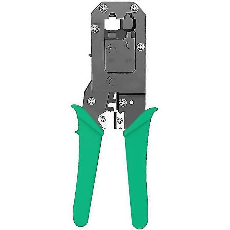 For 8p8c Handle Networking Crimper Pliers Toolgreen