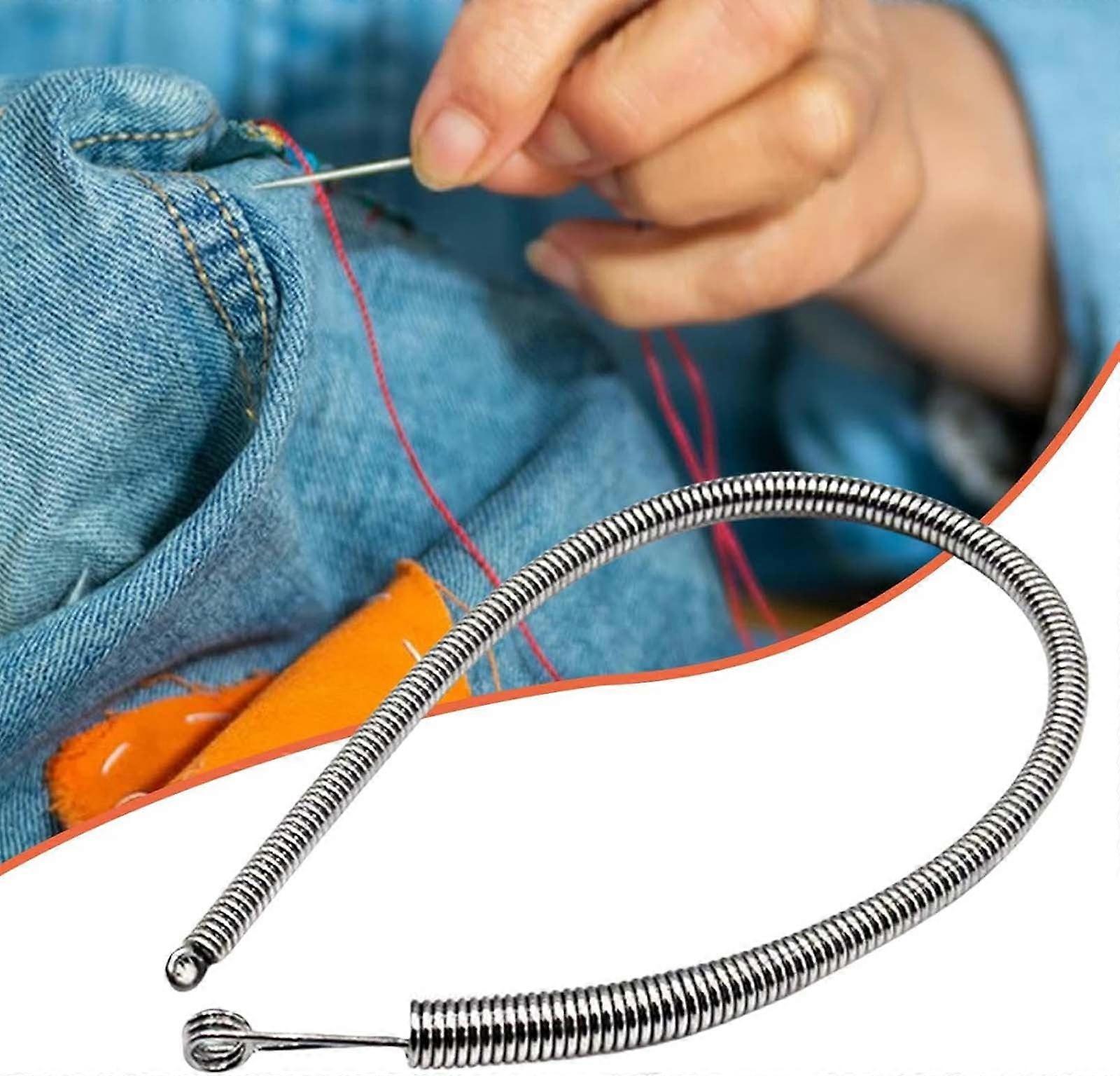 WLAGOOD Sewing Loop Kit - Quick Rope Threading Gadget, Flexible Drawstring Threader, Multipurpose Stringing Tool for Fabric, Belts, Knitting