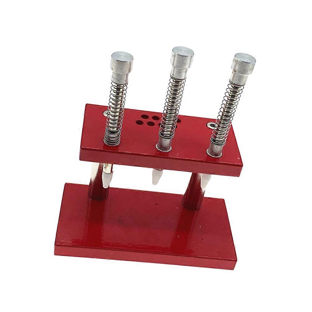 Watch Needle Loading Machine 2Pcs Multi-Functional Repair Tool For Watchmakers Red Compact Design Pressure Gauge