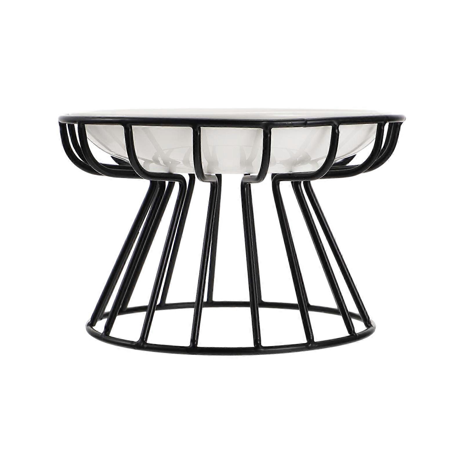 Raised Cat Feeder Ceramic Pet Bowl for Comfortable Feeding 3Sets