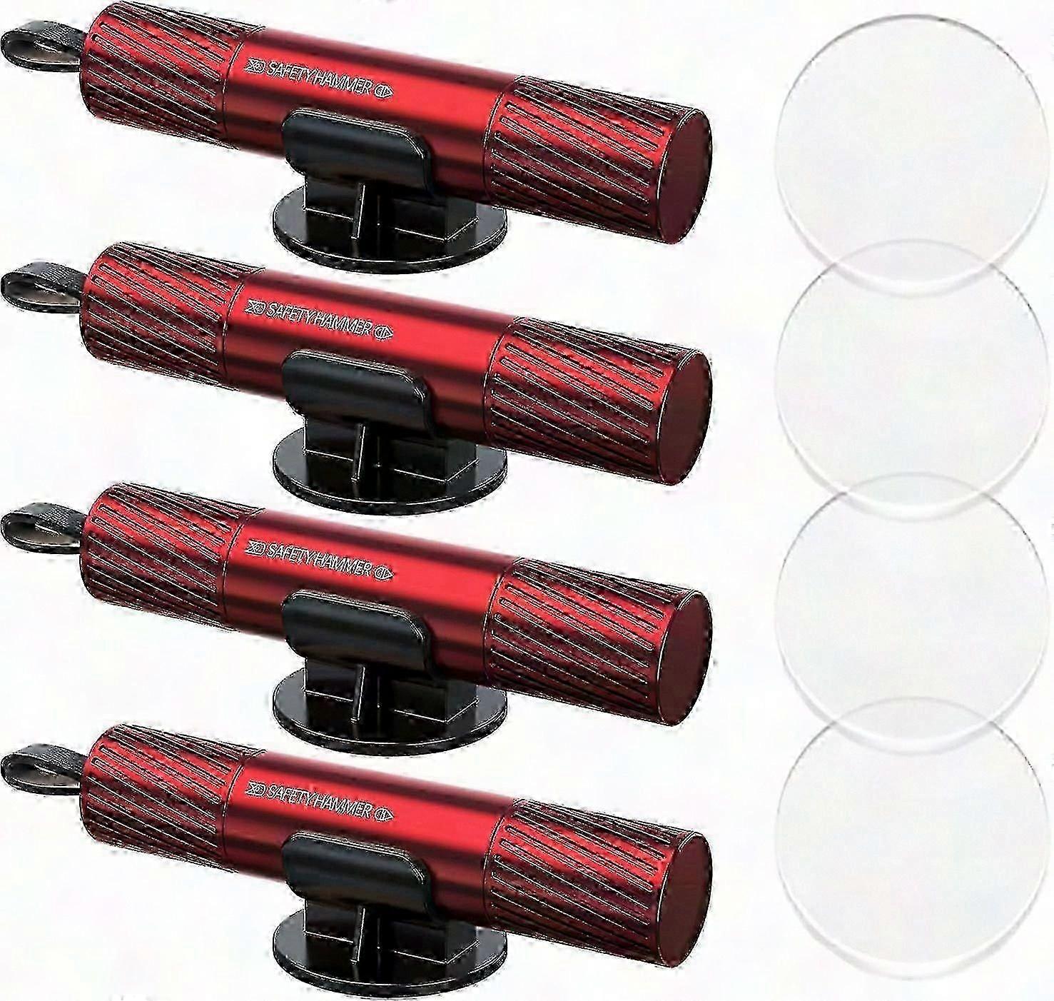 4-pakning nødvindusbryter og sikkerhetsbeltekutter for bilsikkerhet