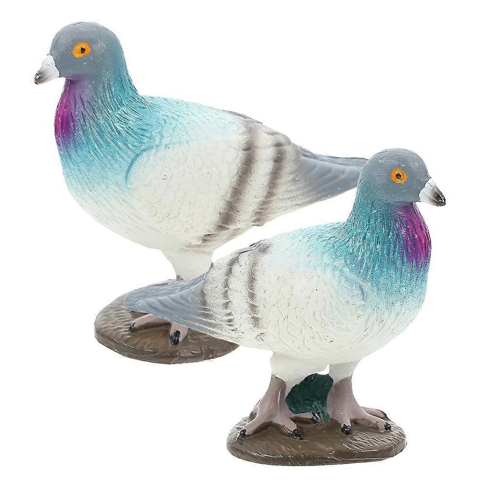 Garden Doves Plastic Doves Figurines Decoration for 10Pcs