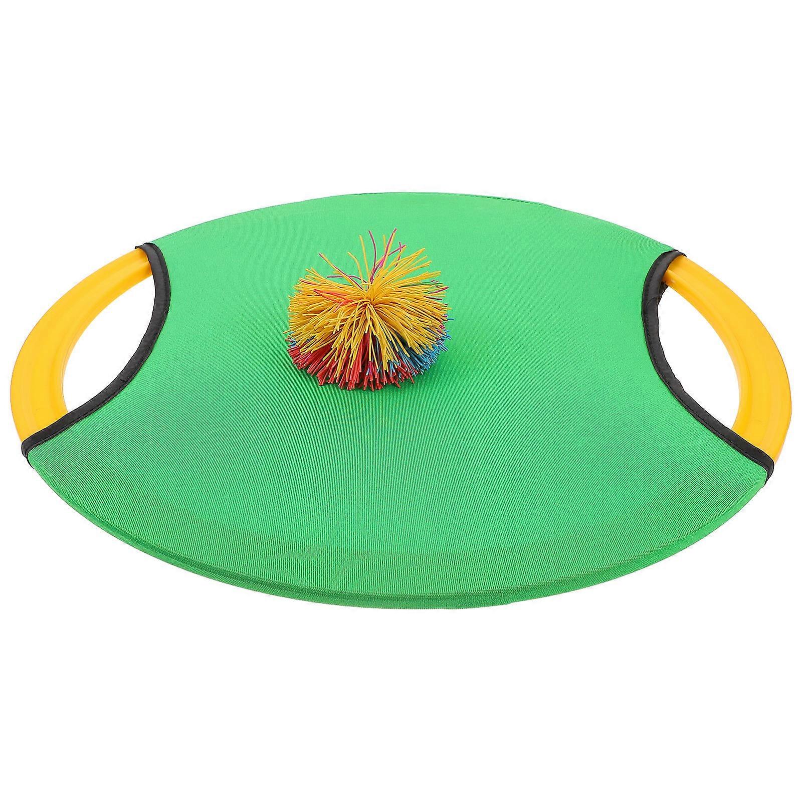 Trampoline Paddle Ball Flying Disc Game for Kids Playing Set