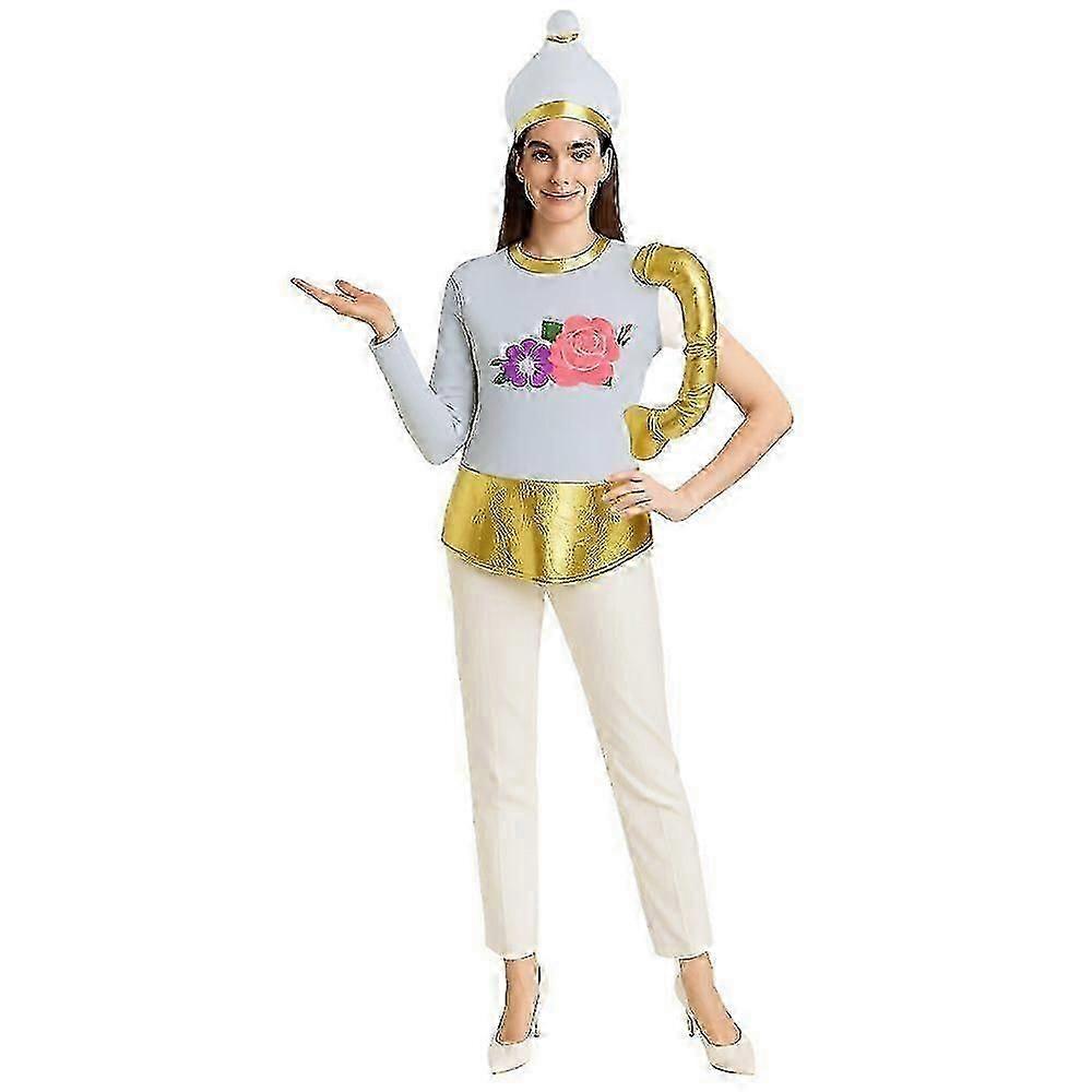 Halloween Kostüm Teekanne Tasse Kerze Thema Bühne Performance Outfit Unisex One Size