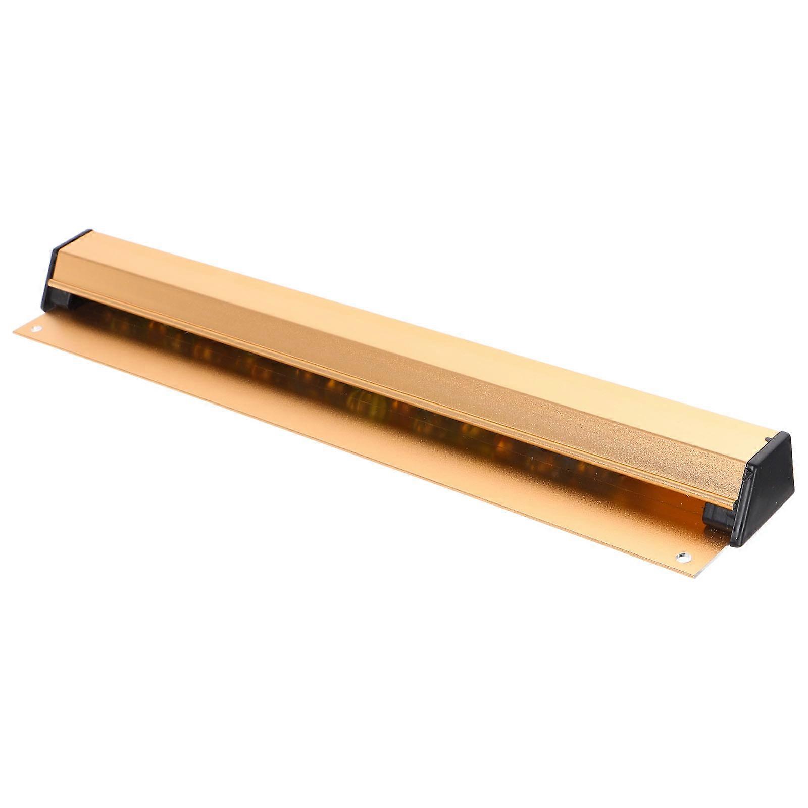 Golden Restaurant Ticket Holder for Kitchen Use 3Pcs Metal Slide Check Rack