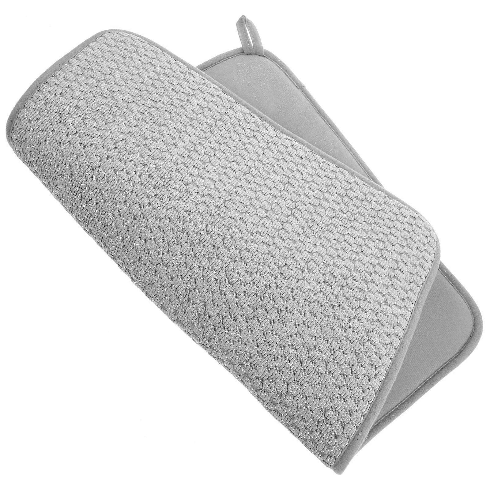 Dish Drying Mat Kitchen Drying Mat Water Absorbing Function 5Pcs Set