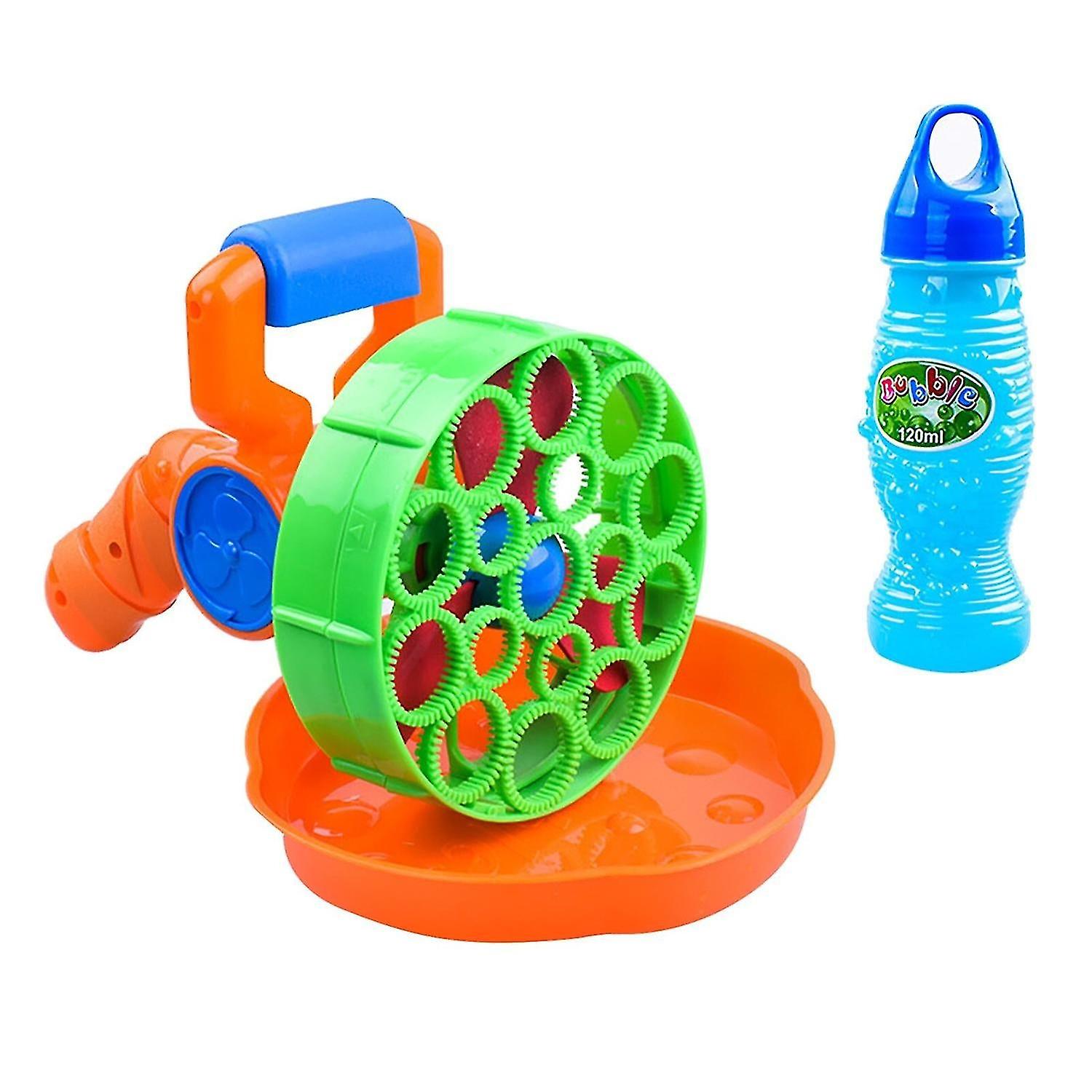 Bubble Blowing Toys The Bubble Blower With 1 Bubble Wands 100ml Bubble Blaster Machine For Kids Bubbles