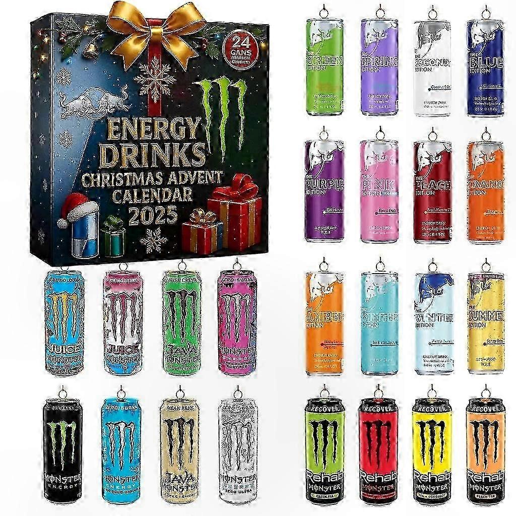 2025 New Acrylic Christmas Countdown Advent Calendar Blind Box for Collectors