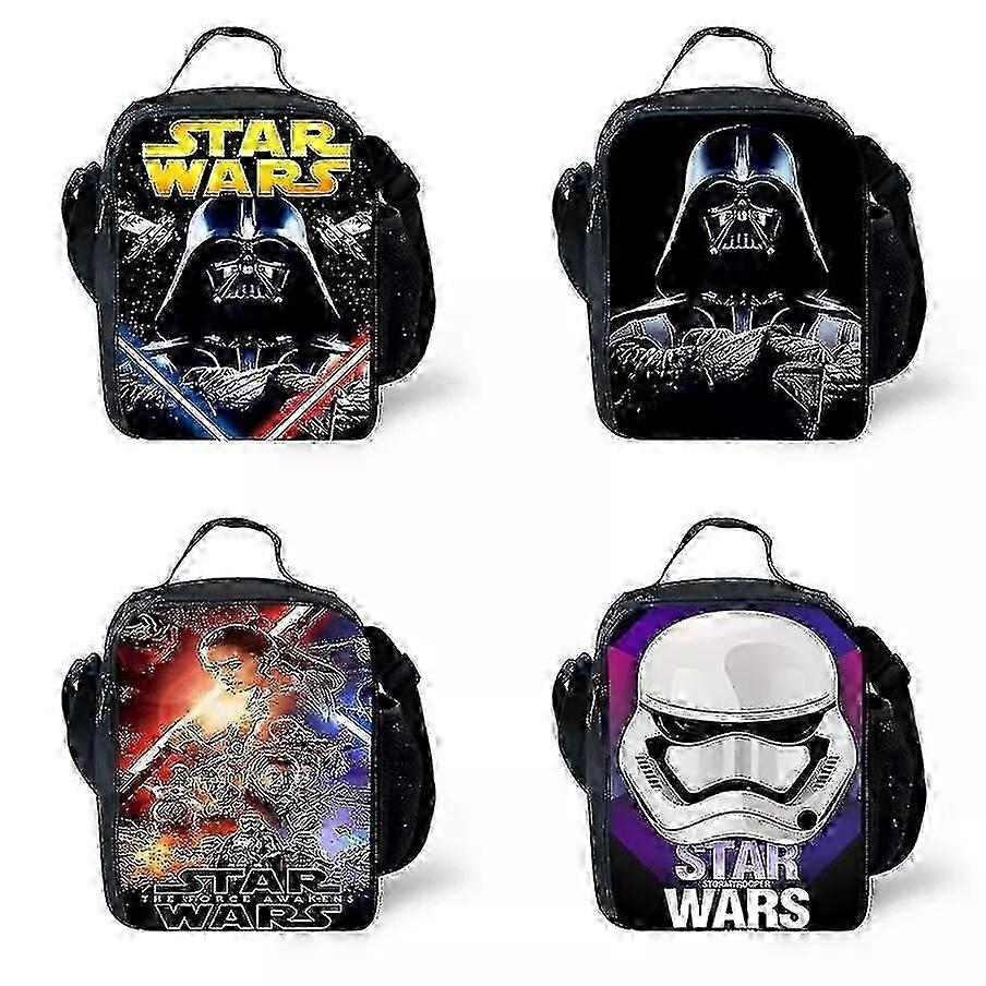حرب النجوم تحت عنوان حقيبة غداء معزولة للأطفال الطلاب وجبة خفيفة الغذاء نزهة مربع التخزين