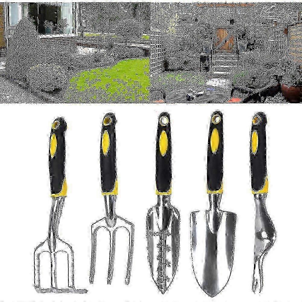 Garden Tools Set,contains 5 Pieces Gardening Tools