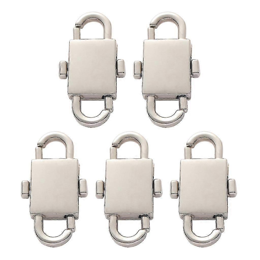 5 st kedjeförkortare kedjelänkar små klämmor förkortar väskekedjans längddelar