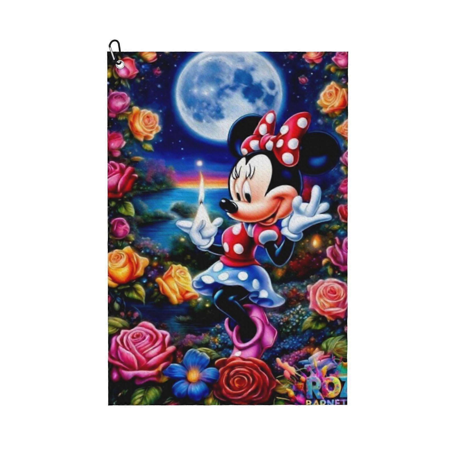 Mickey Mouse Golf Towel For Men, Microfiber Waffle Golf Towel Golf Accessories, Christmas, Birthday Gift