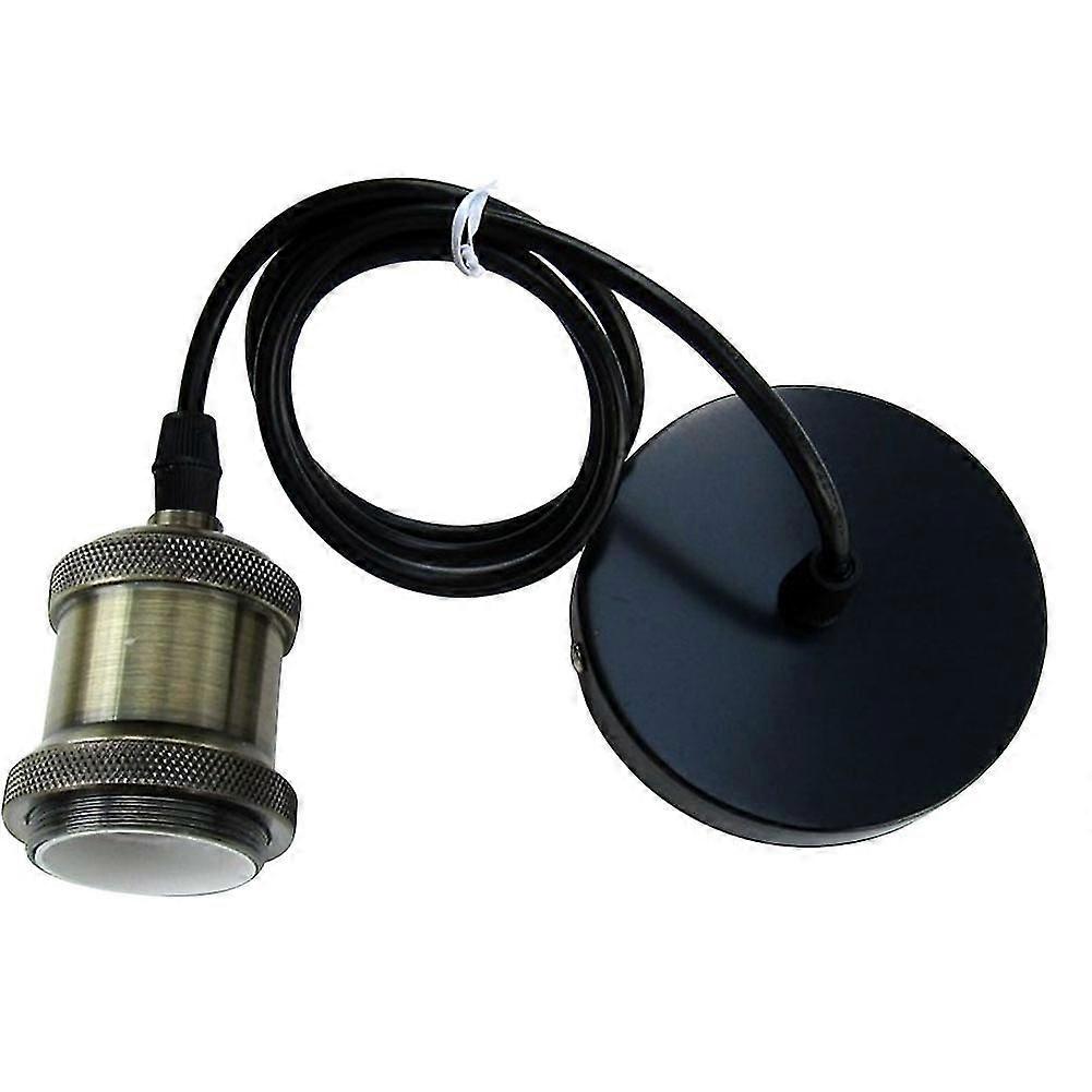 Retro E27 Ceiling Lamp Holder Pendant Light Socket Screw Fitting Base With Wire  hy