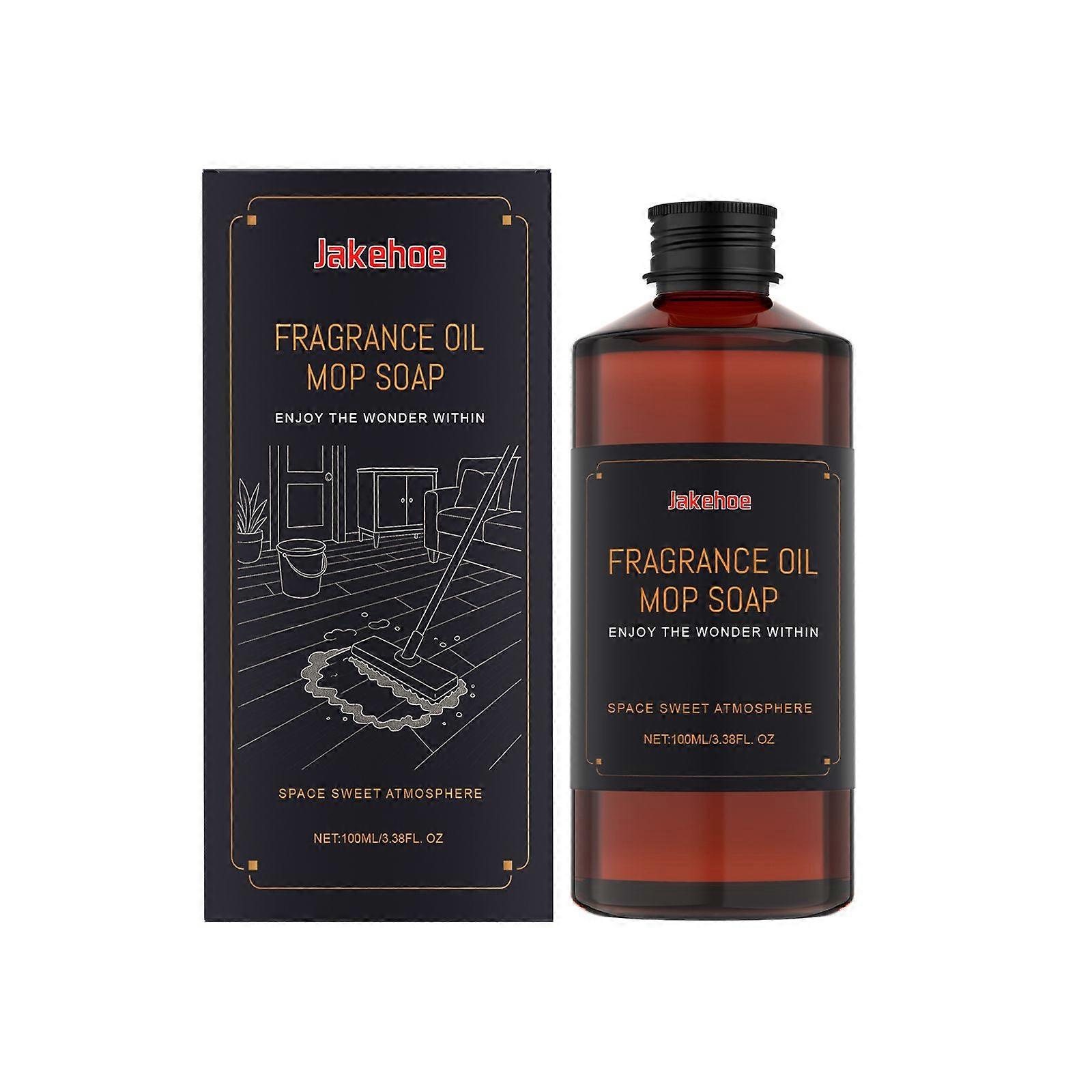 Jakehoe Multi-Functional Floor Cleaner - Clean, Shiny, Quick-Drying, Suitable For Tiles And Wood Floors, Citrus Scent