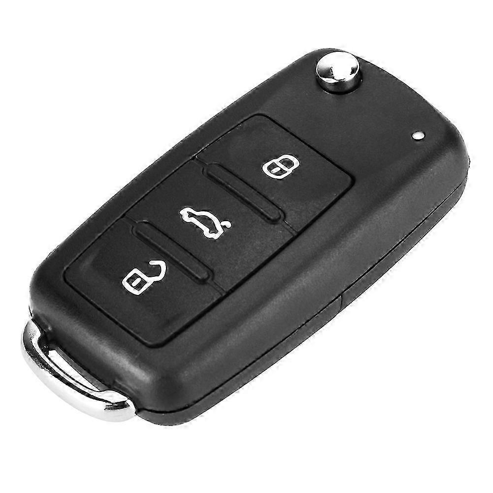 MK6 Car Remote Key Fob Protective Shell compatible with 3 Button Flip Key