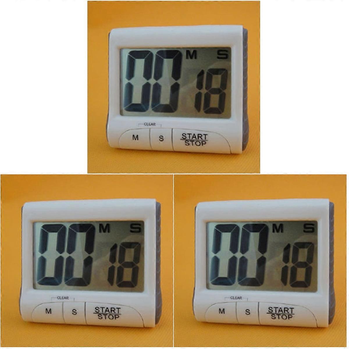 3 Pack Alarm Clock Digital Kitchen Timer Kitchen Clocks Digital Timer Kitchen Timer Magnetic