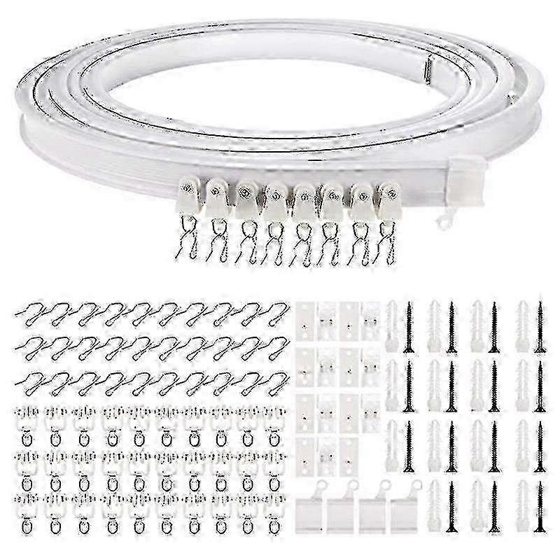 1-5 Meters Bendable Ceiling Curved Curtain Track Flexible Ceiling Curtain 25-26