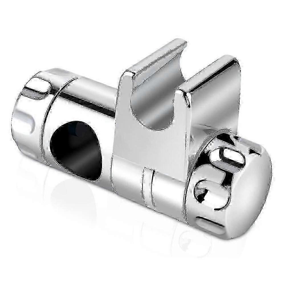 Adjustable Shower Head Holder, Universal 360 Rotating Mount with ABS Chrome Plated Bracket for Bathroom Accessories