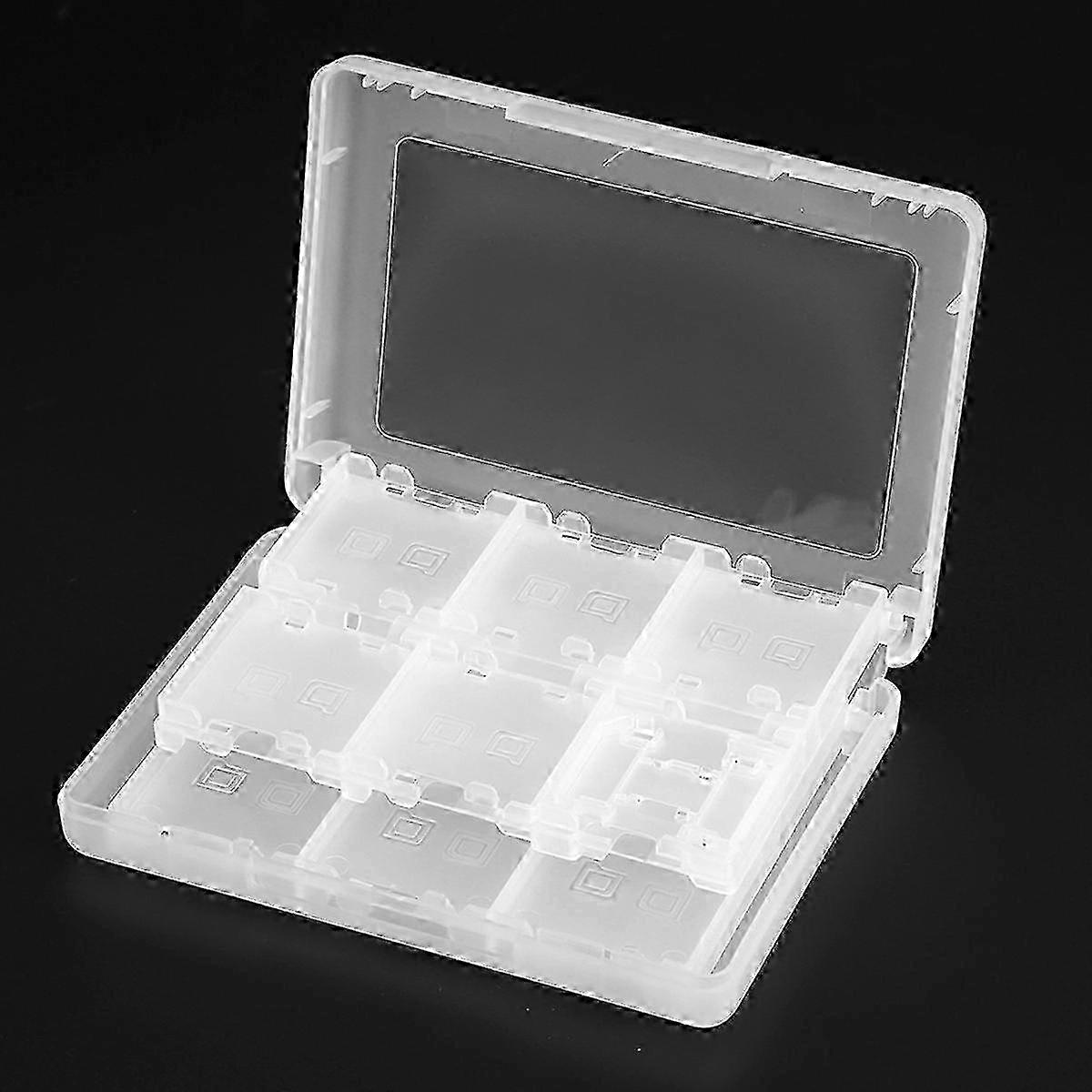 28 in 1 PP Plastic Game Card Case Cartridge Storage Box for Nintendo 3DS DSL DSI LL White z