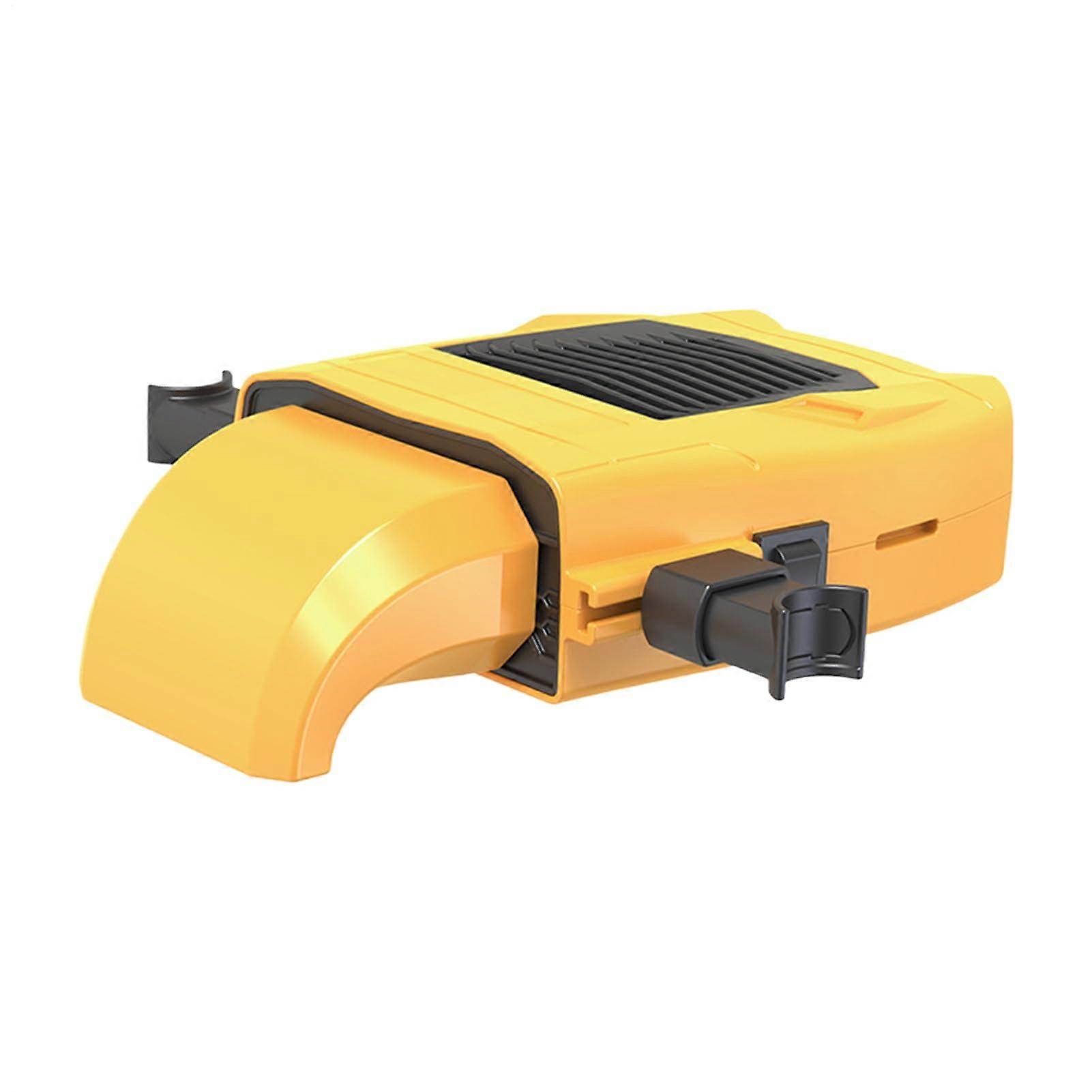 12V Car Heater Fan Defroster with Fast Heating for SUV RV Trailer Glass – Yellow PlugIn