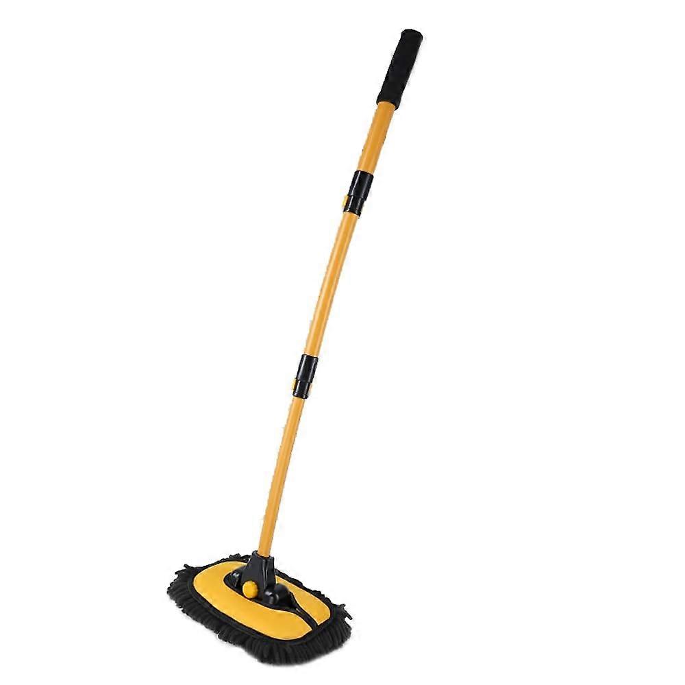 Car Wash Brush with Telescopic Handle Scratch Mop for Superb 2023 Detailing Yellow Black